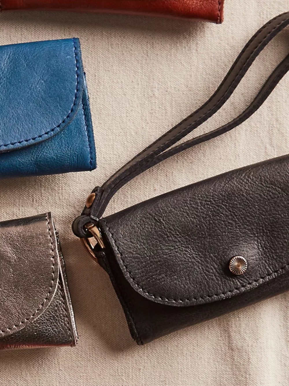 Free People Leather Bag Lanyard